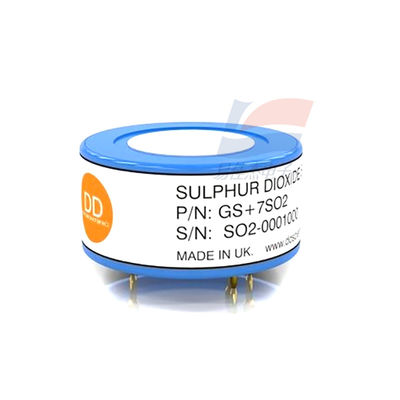 GS+7SO2 Bộ cảm biến sulfur dioxide SO2 370 ± 70 NA / Ppm tín hiệu đầu ra 30 giây Thời gian phản hồi