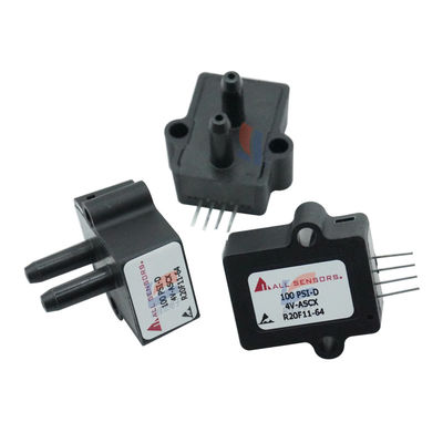 Cảm biến áp suất gắn bảng 100 PSI-D-4V-ASCX, chênh lệch, dụng cụ y tế