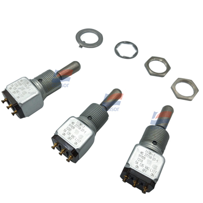 11TW1-7 Công tắc chuyển đổi ném đôi một cực đơn SPDT Không được chiếu sáng