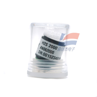 Bộ cảm biến khí độ nhạy H2S 2000 cho 0-2000 Ppm Phạm vi đo 60 25 NA/ppm 10 Ohm Load Resistor