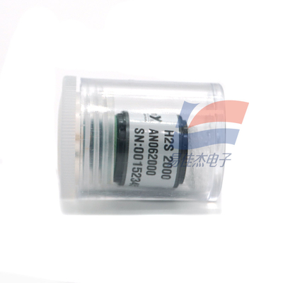 Bộ cảm biến khí độ nhạy H2S 2000 cho 0-2000 Ppm Phạm vi đo 60 25 NA/ppm 10 Ohm Load Resistor