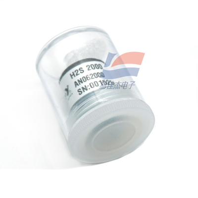 Bộ cảm biến khí độ nhạy H2S 2000 cho 0-2000 Ppm Phạm vi đo 60 25 NA/ppm 10 Ohm Load Resistor