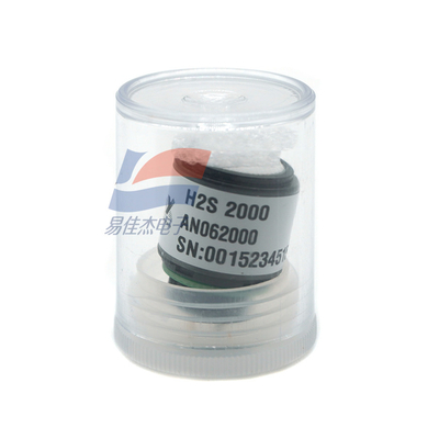 Bộ cảm biến khí độ nhạy H2S 2000 cho 0-2000 Ppm Phạm vi đo 60 25 NA/ppm 10 Ohm Load Resistor