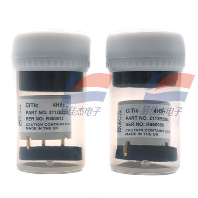 YJJ 4HS+ 2112B2025 Cảm biến khí H2S điện hóa 0-100ppm cho máy dò khí di động thay thế