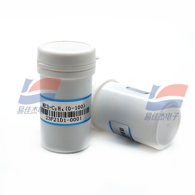 ME3-C2H4 Cảm biến điện hóa sử dụng quá trình oxy hóa điện hóa trên điện cực làm việc trong pin điện phân và dòng điện được sản xuất trong phản ứng điện hóa theo tỷ lệ trực tiếp