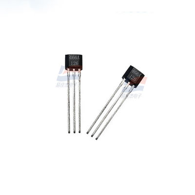IC Hall chốt lưỡng cực YJJ SS466A cho phát hiện điều khiển động cơ điểm tác động cao Phạm vi cảm biến đầu ra tương tự 60 G đến 200 G