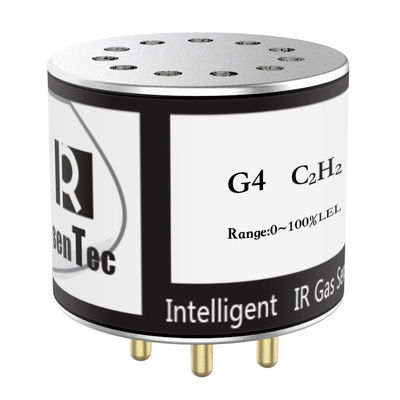 YJJ G4-C2H2 Infrared Acetylene Gas Sensor Không phân tán hồng ngoại (Double-Beam)