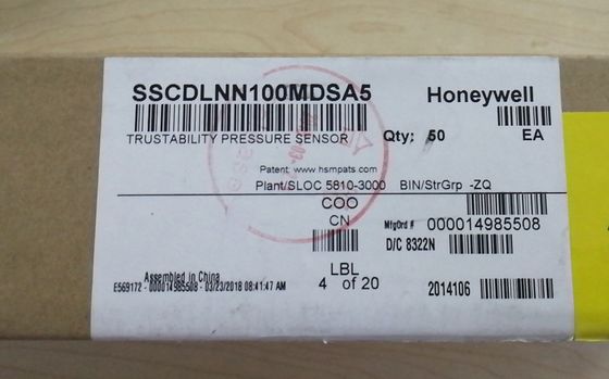 YJJ SSCDLNN100MDSA5 Máy phát hiện khói Nhiệt độ áp suất và dòng chảy Máy cảm biến áp suất 10Kpa