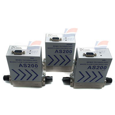 AS200 AS200S Bộ điều khiển lưu lượng khối khí chính xác cao bằng hợp kim nhôm, Máy đo lưu lượng khí vi mô